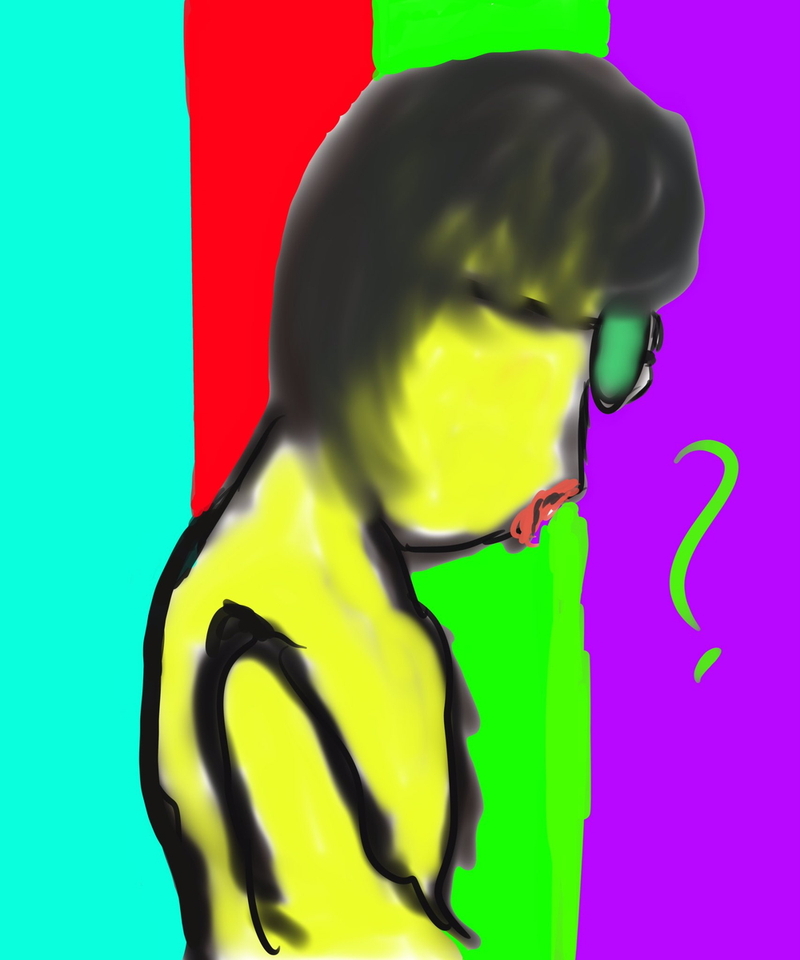 頭のおかしなイラスト